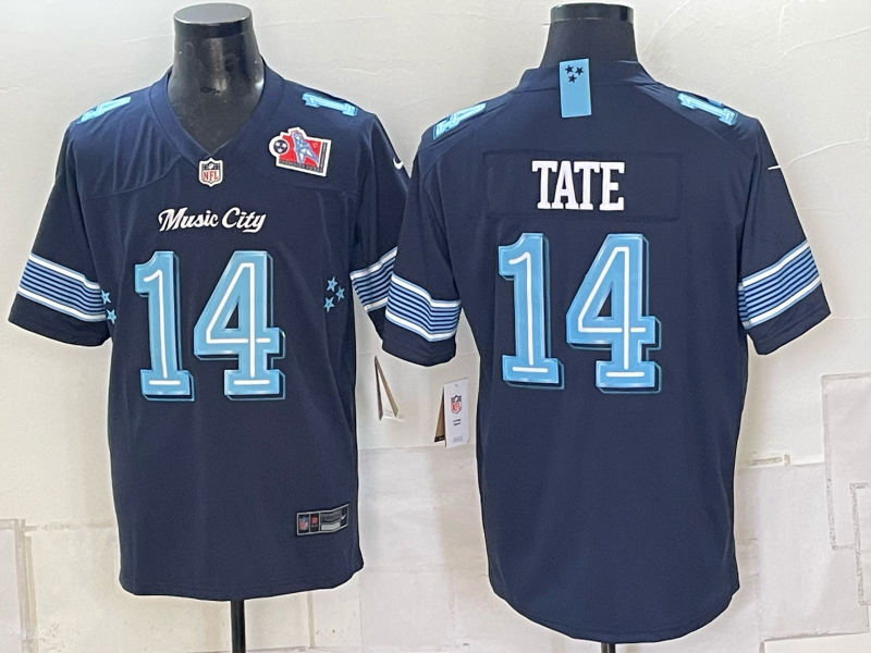 Men Tennessee Titans #14 Tate blue Nike NFL 2026 Rivalries limited Jersey 092402->tennessee titans->NFL Jersey